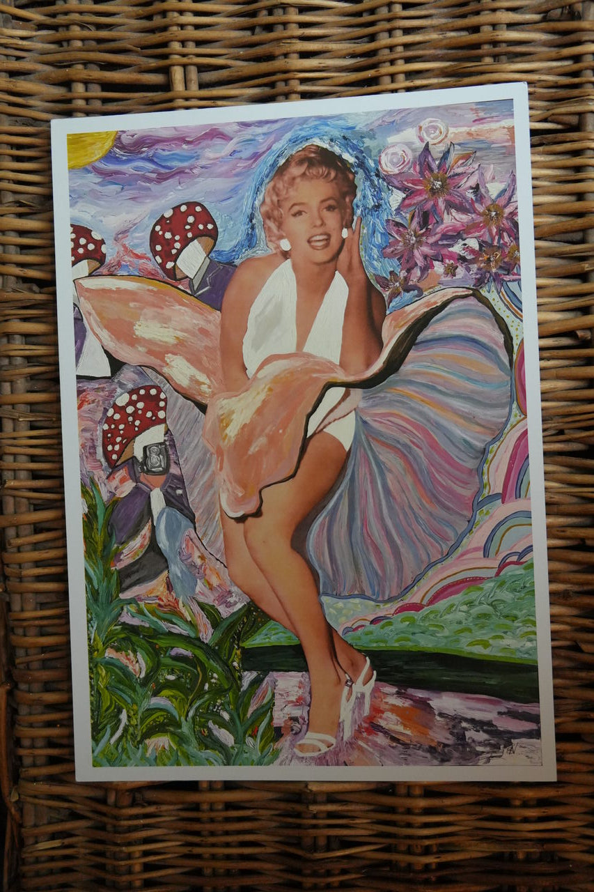 🍄 Mushroom for Marilyn - Magic Reimagined - A4 Print