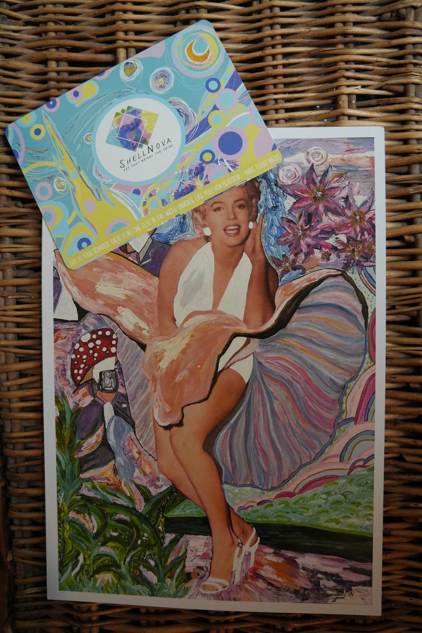 🍄 Mushroom for Marilyn - Magic Reimagined - A4 Print