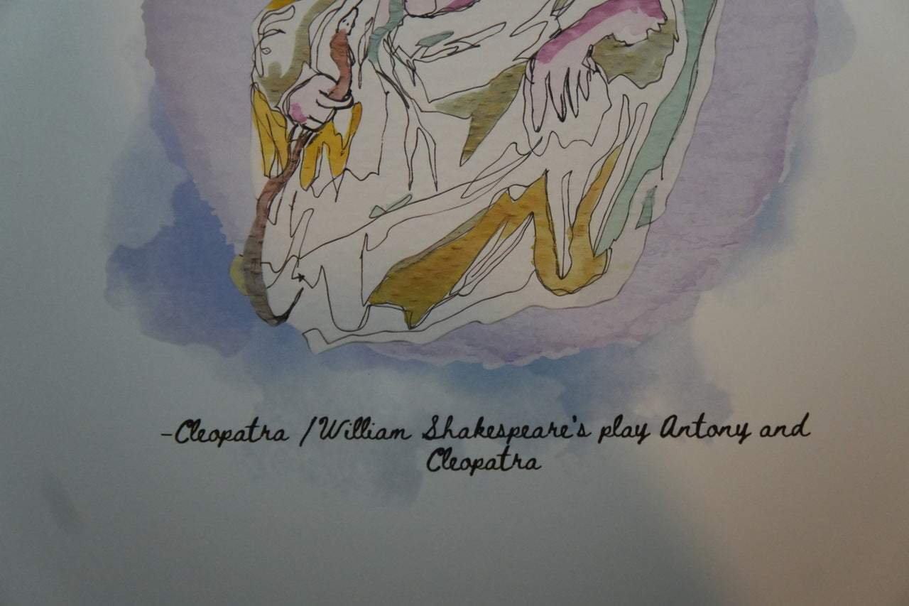 "I have immortal longings in me" – Shakespeare Quote - A4 Print