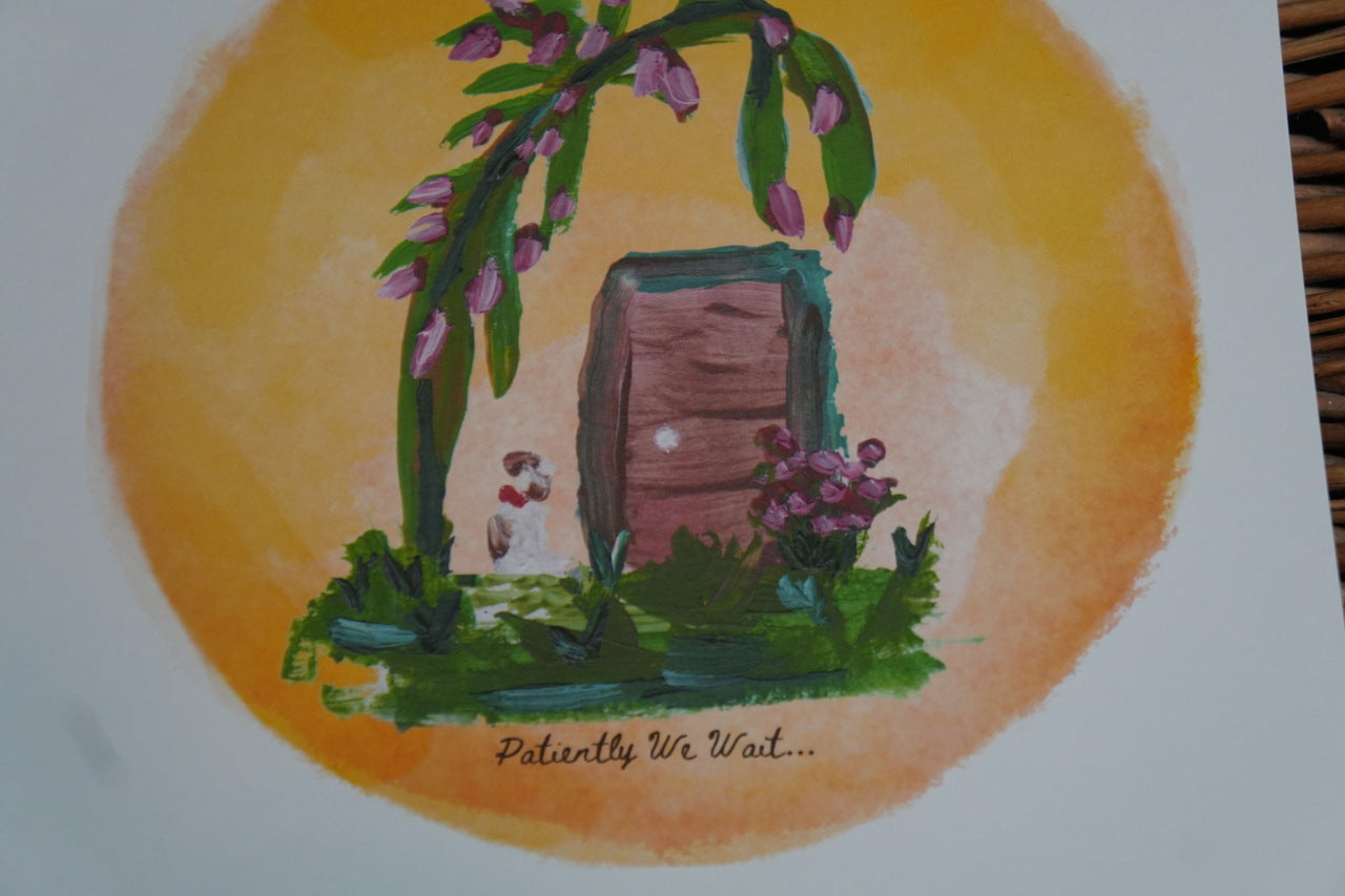 Patiently We Wait... A4 Print