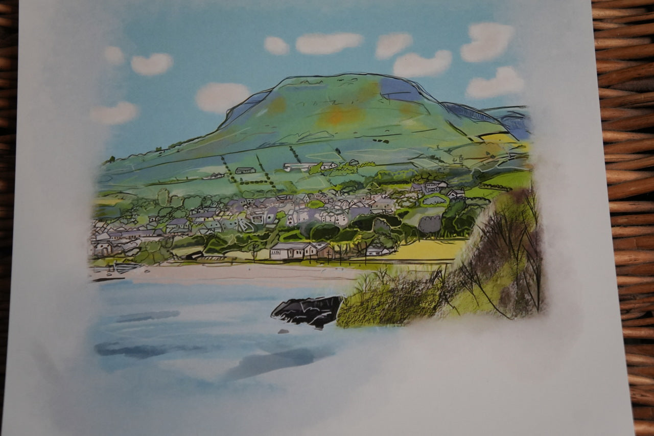 Cushendall – Irish Coastal Beauty -A4 Print