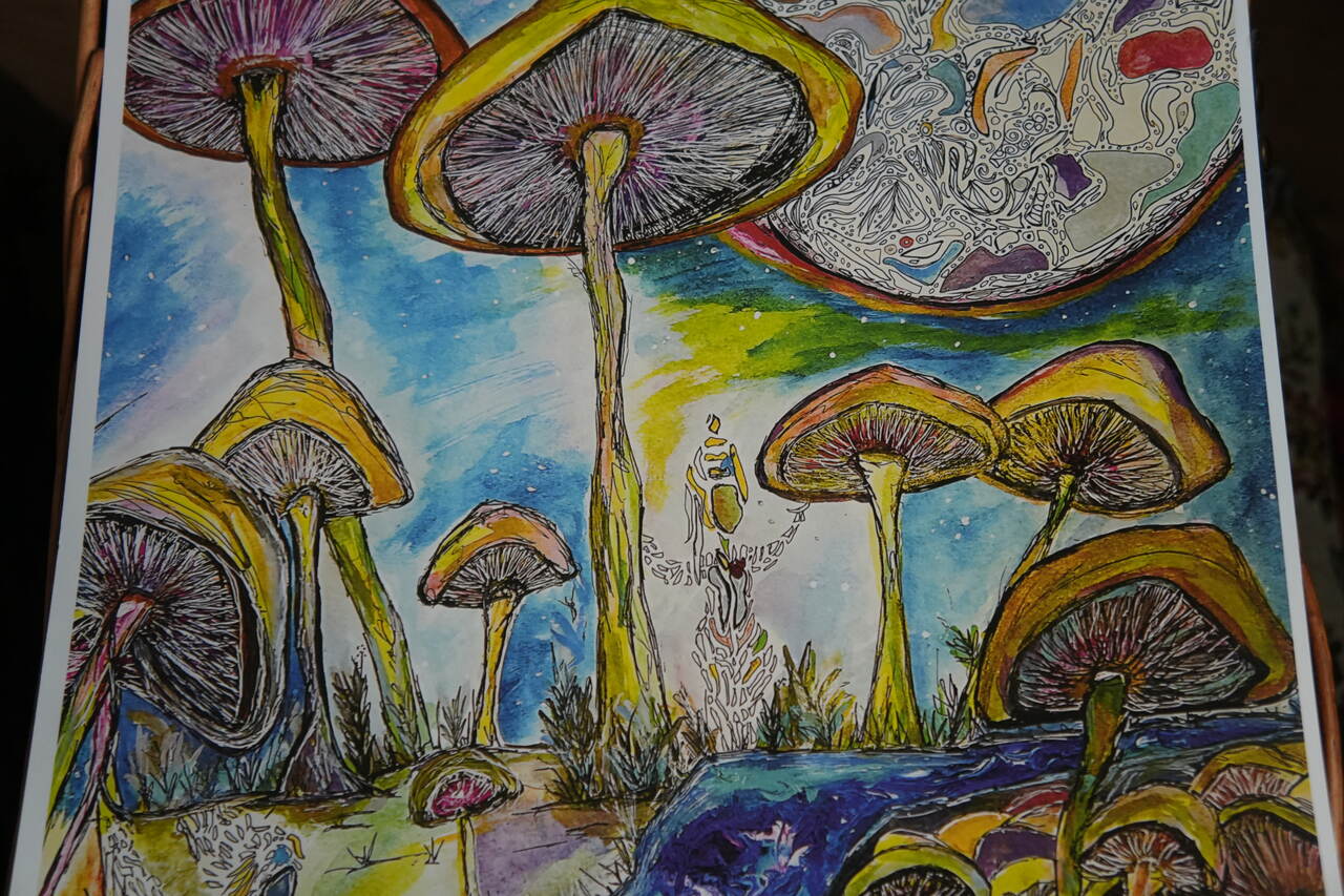 Magic Mushrooms - Portal of Possibility - A3 Print