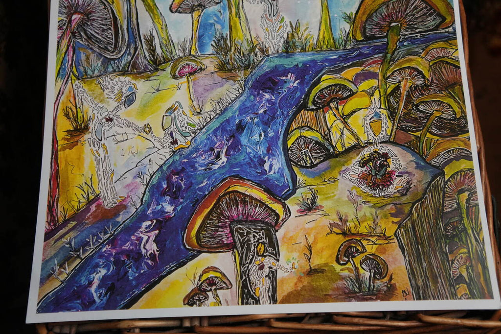 Magic Mushrooms - Portal of Possibility - A3 Print