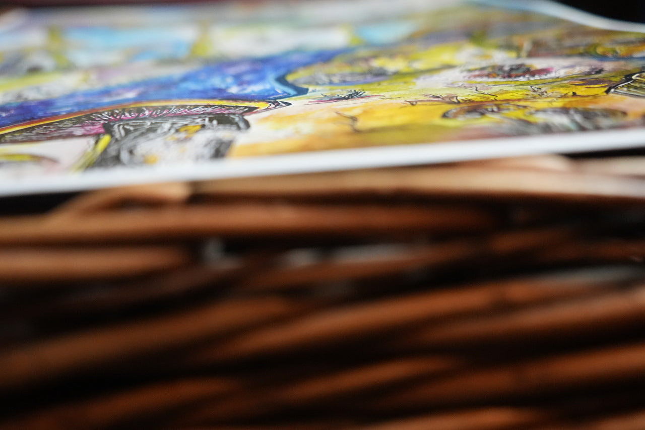 Magic Mushrooms - Portal of Possibility - A3 Print