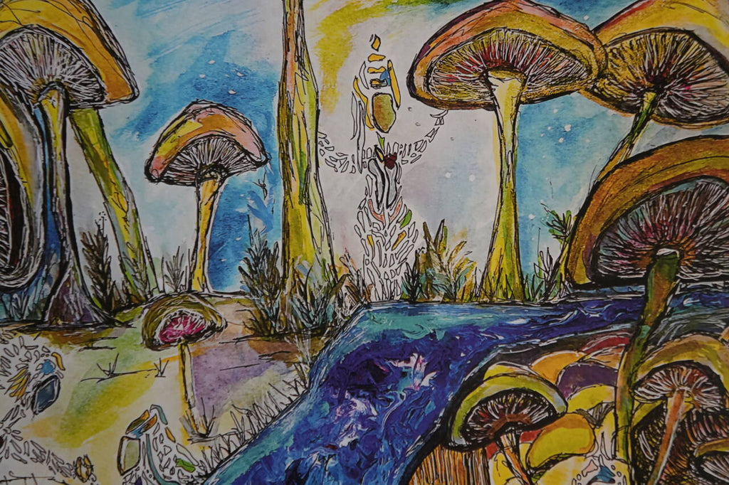Magic Mushrooms - Portal of Possibility - A3 Print