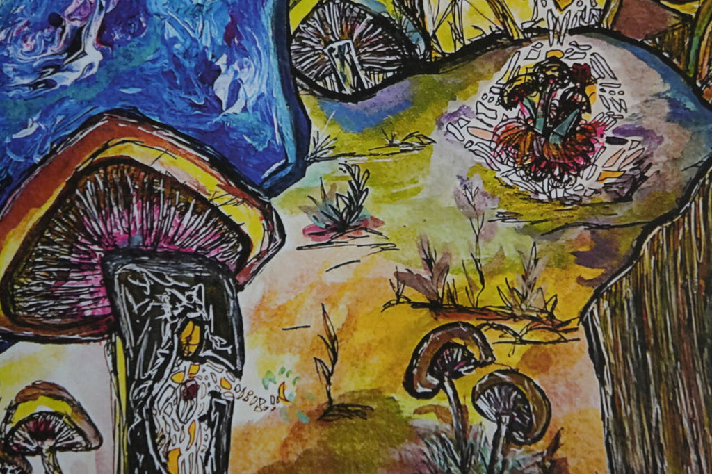 Magic Mushrooms - Portal of Possibility - A3 Print