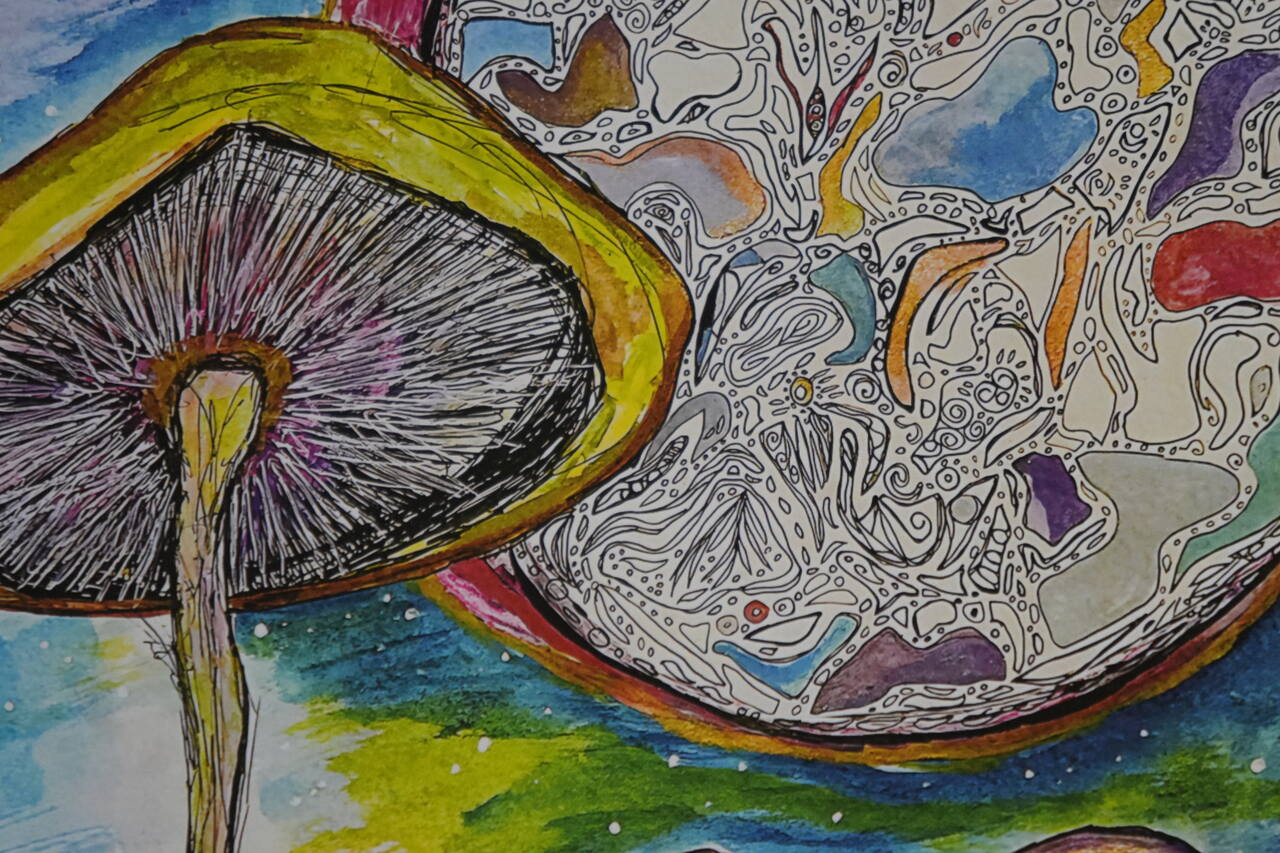 Magic Mushrooms - Portal of Possibility - A3 Print