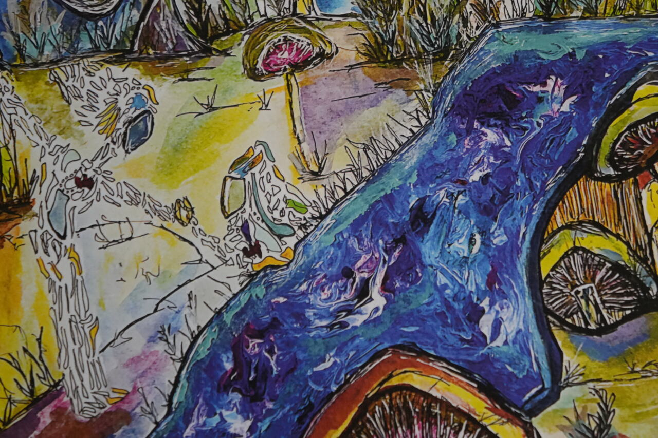 Magic Mushrooms - Portal of Possibility - A3 Print