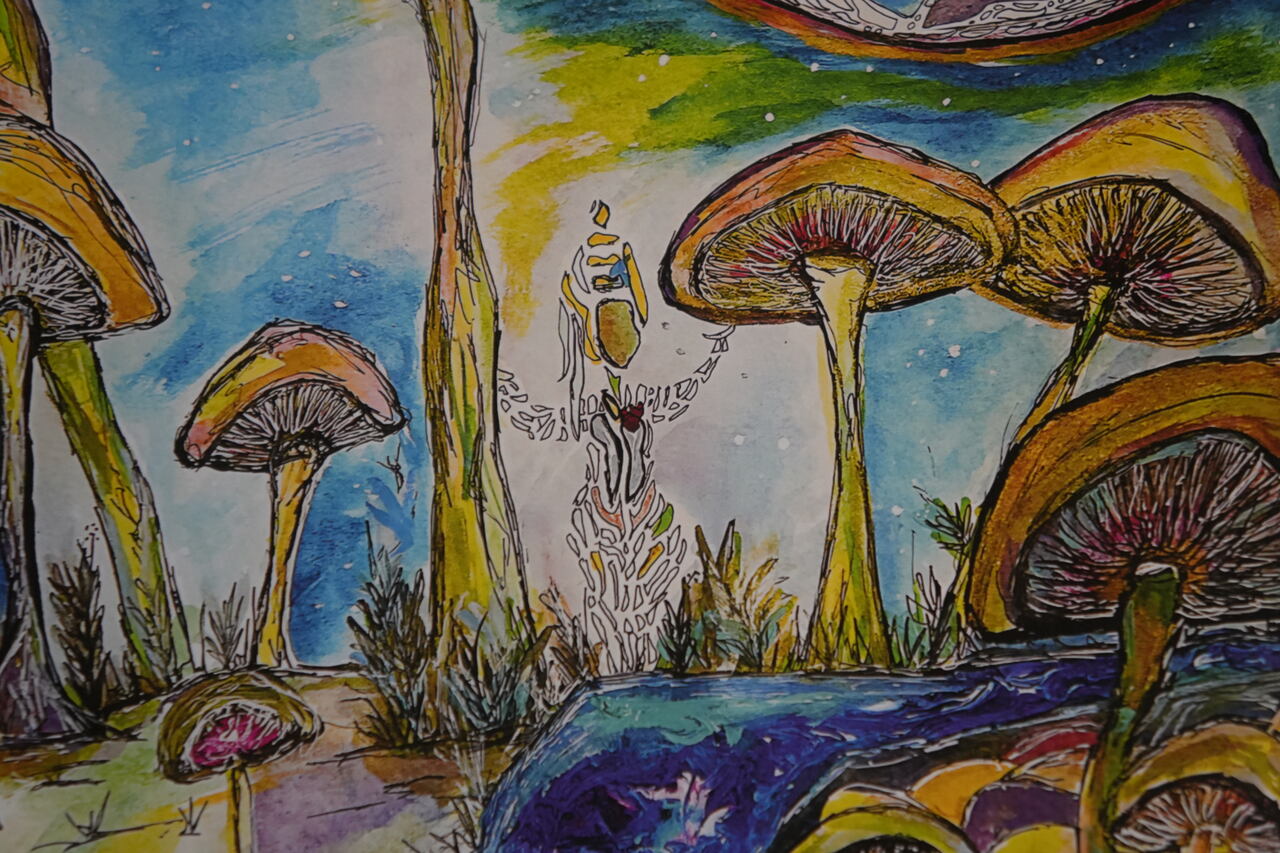 Magic Mushrooms - Portal of Possibility - A3 Print