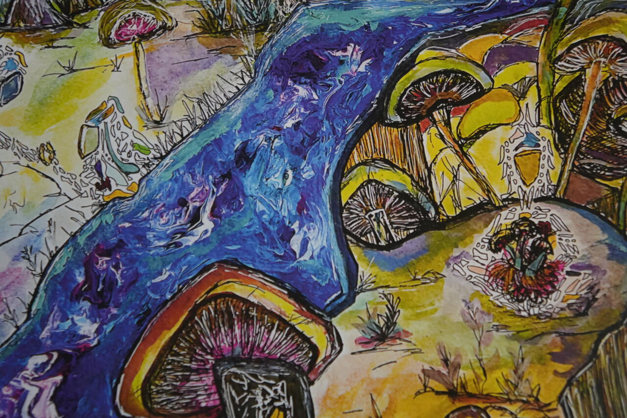 Magic Mushrooms - Portal of Possibility - A3 Print
