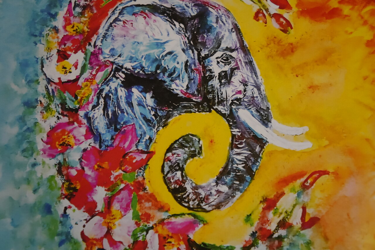Elephant – “What’s for you won’t go by you” -A3 Print