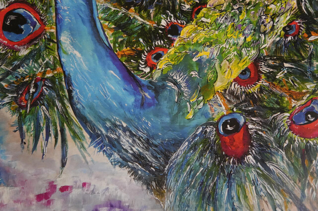 Peacock - Beauty in Being Seen - A3 Print