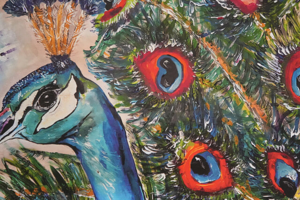 Peacock - Beauty in Being Seen - A3 Print