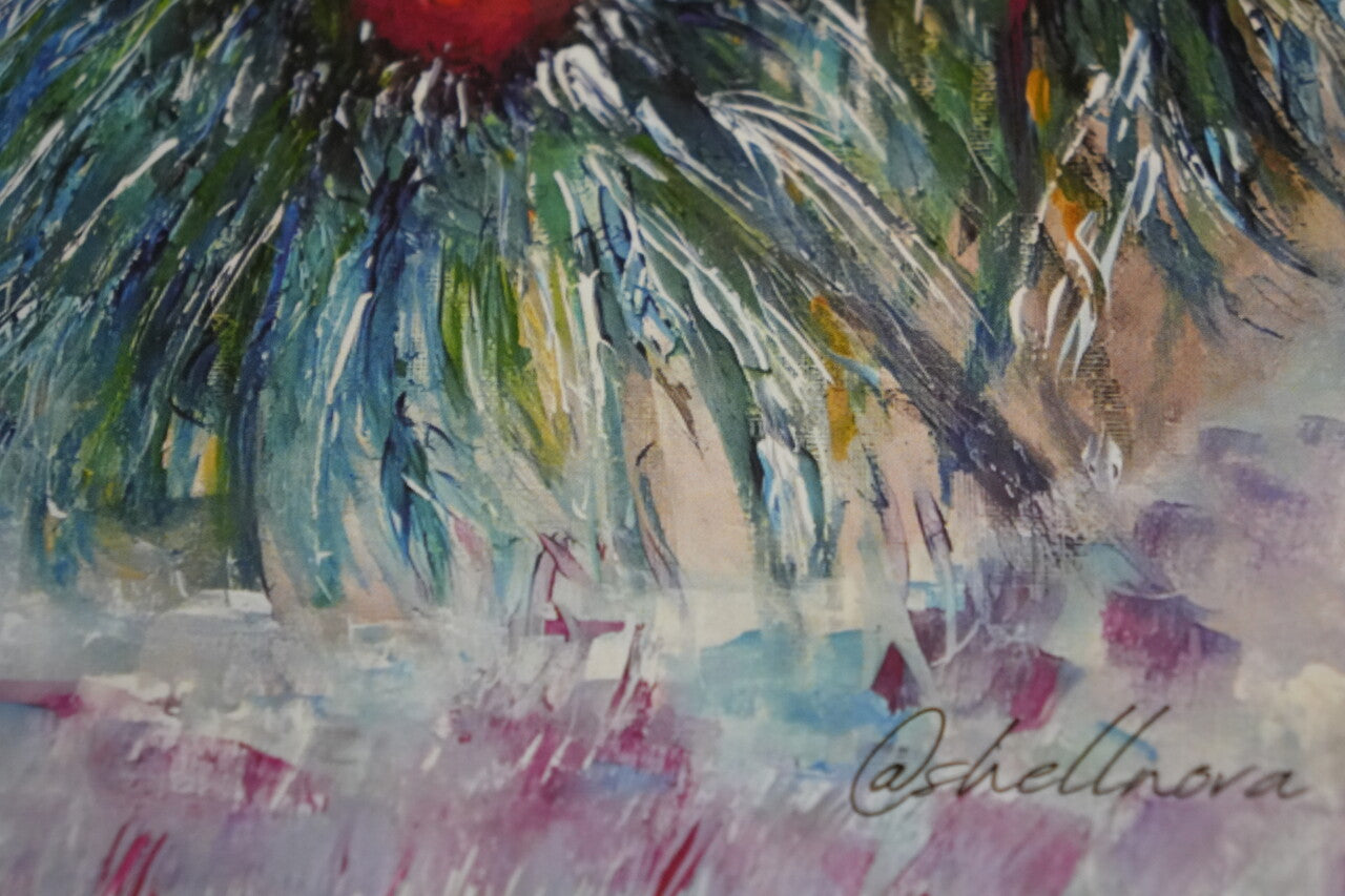 Peacock - Beauty in Being Seen - A3 Print