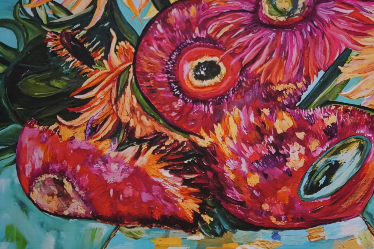 Sunflowers – Stages of Life Inspired by Van Gogh - A3 Print