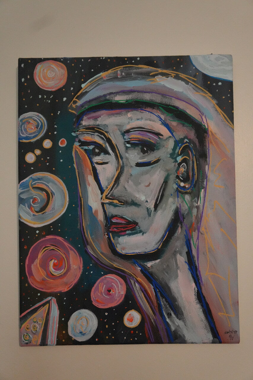 Keeper of the Cosmos - Original Art - Canvas