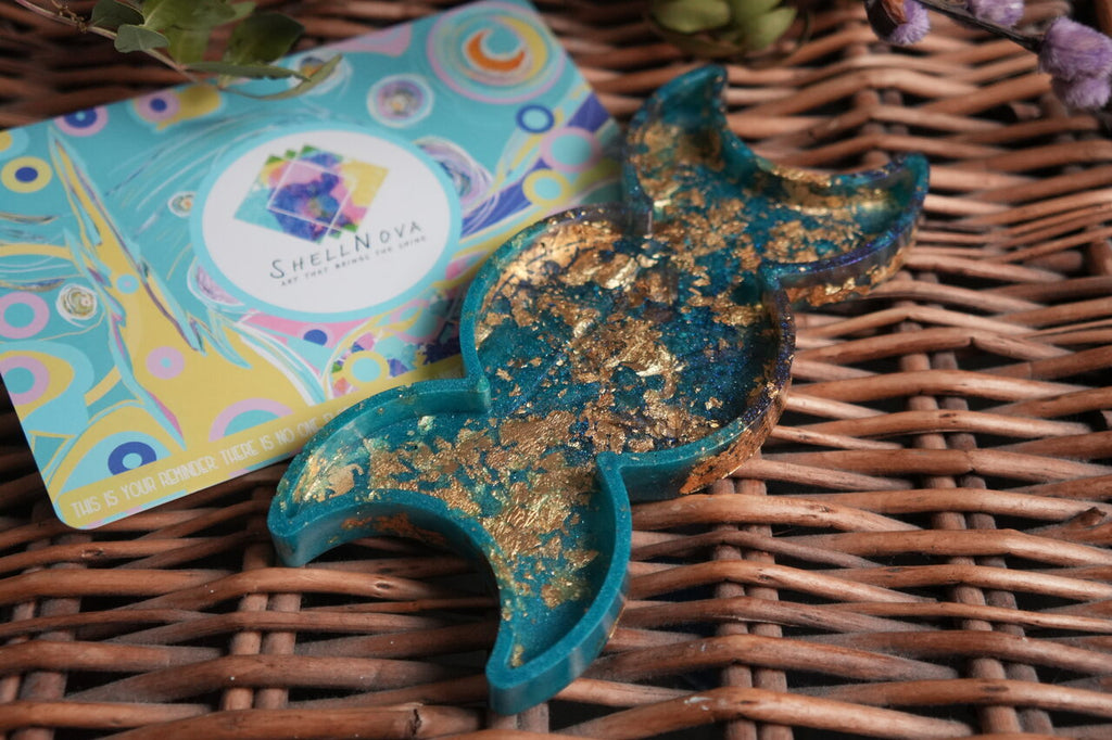 Connect to Colour - Star & Crescent Moon Trinket Tray ✨