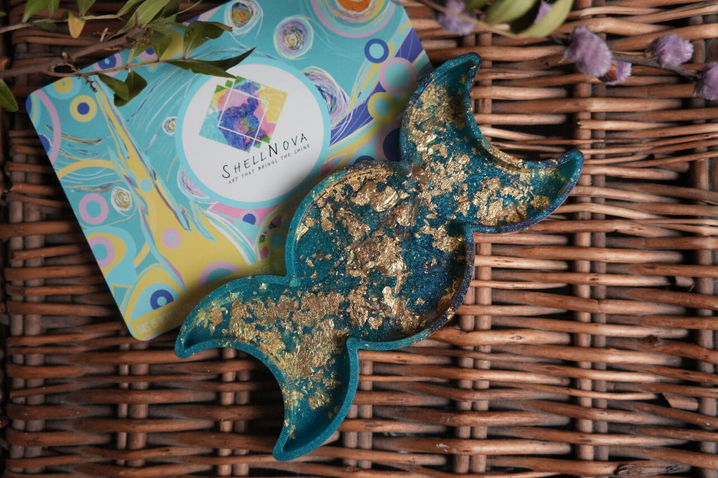 Connect to Colour - Star & Crescent Moon Trinket Tray ✨