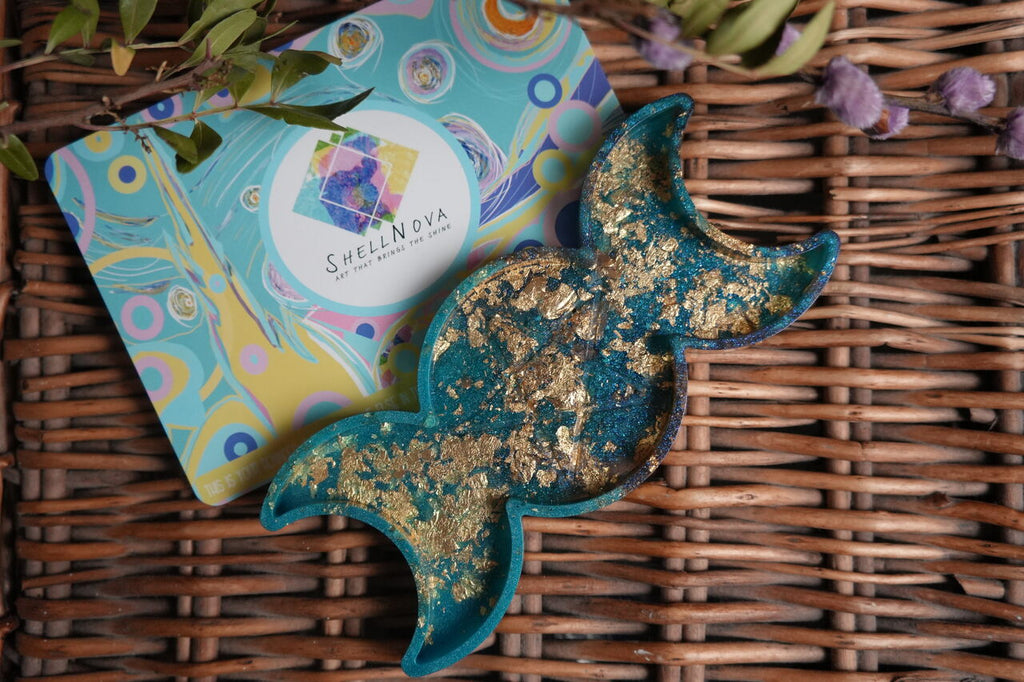 Connect to Colour - Star & Crescent Moon Trinket Tray ✨