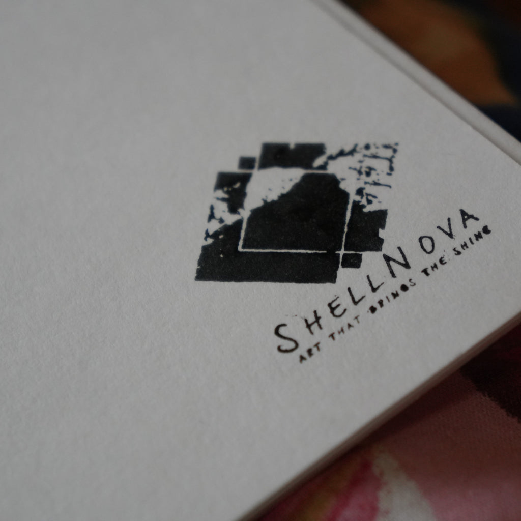 Feel The Beat and Sit With It - A4 Art - Original Doogle - Oil Paint