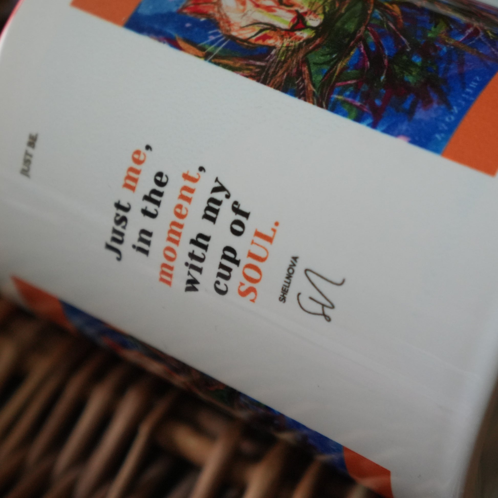 Just Me, in the Moment - Cat Art Mug