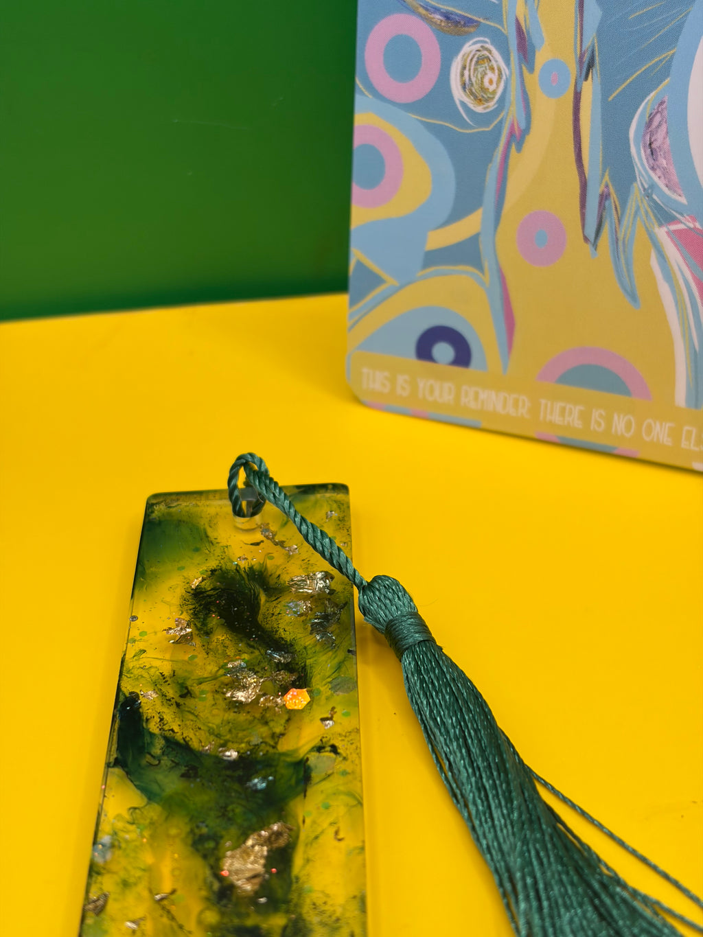 ✨ One-of-a-Kind Handmade Resin Bookmark ✨