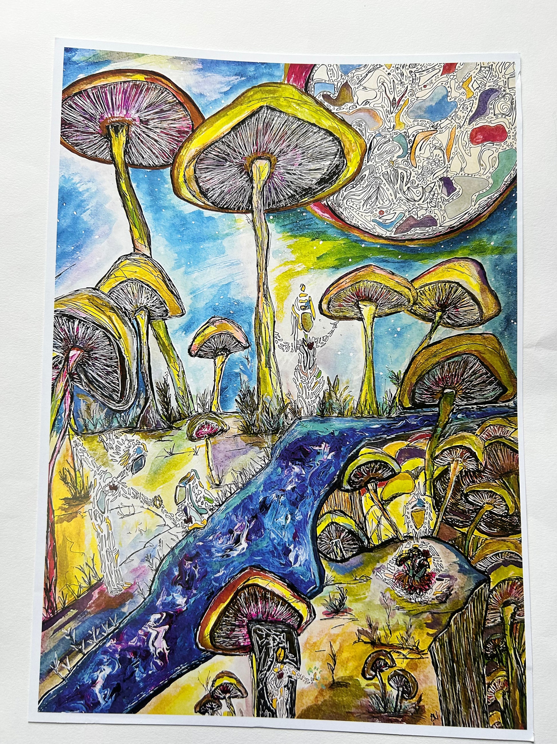 Magic Mushrooms - Portal of Possibility - A3 Print