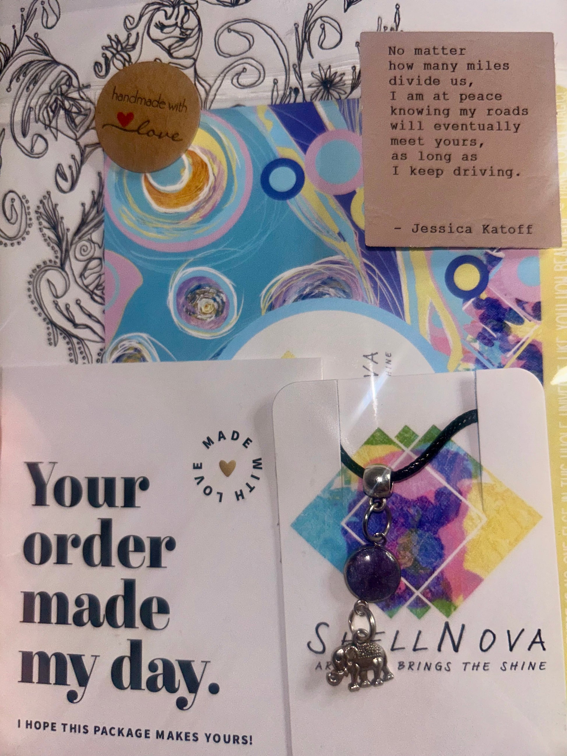 Small Turtle Love - Necklace - Ready-to-Go Charm Necklaces – Little Packages of Magic.