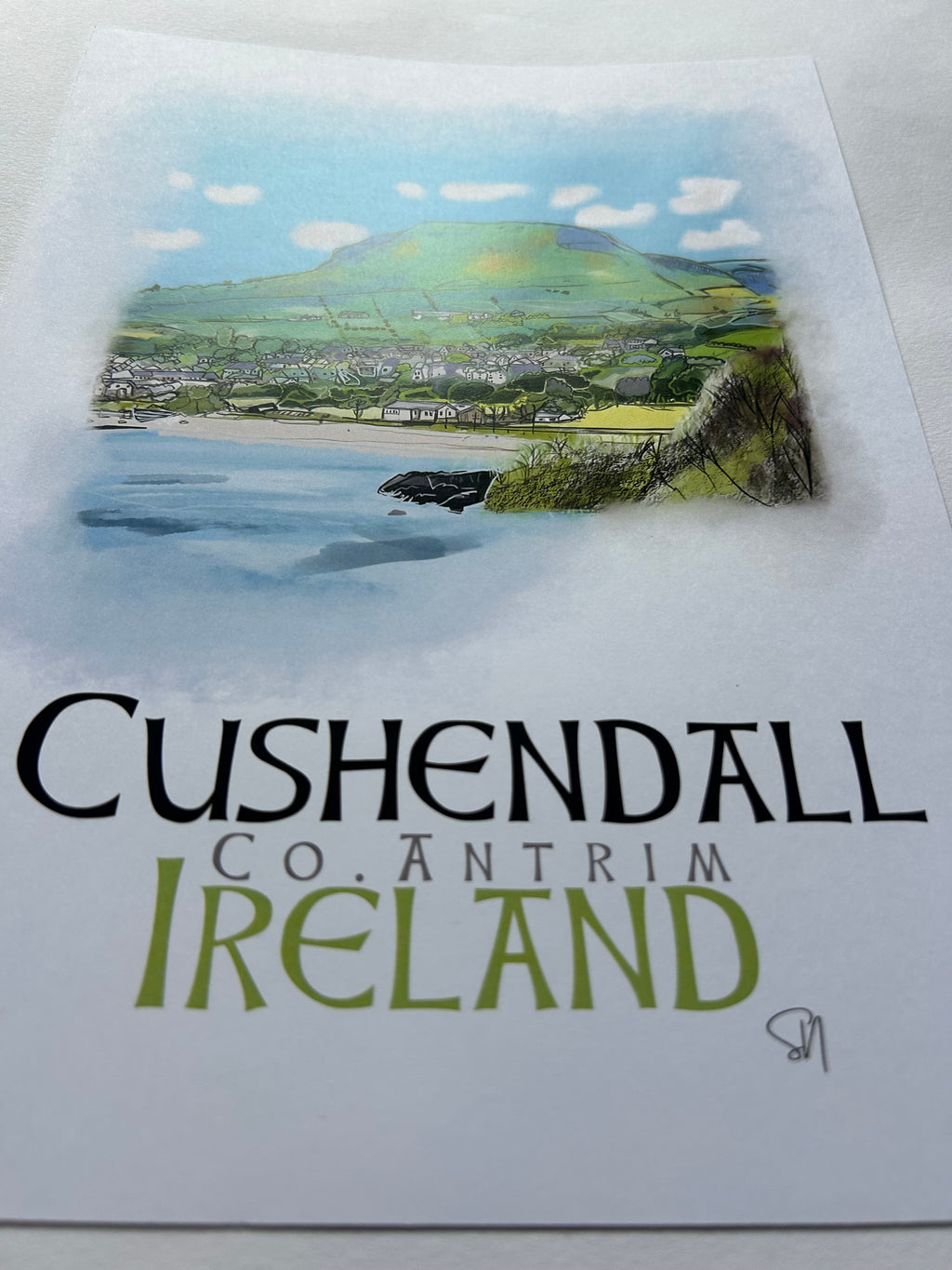 Cushendall – Irish Coastal Beauty -A4 Print