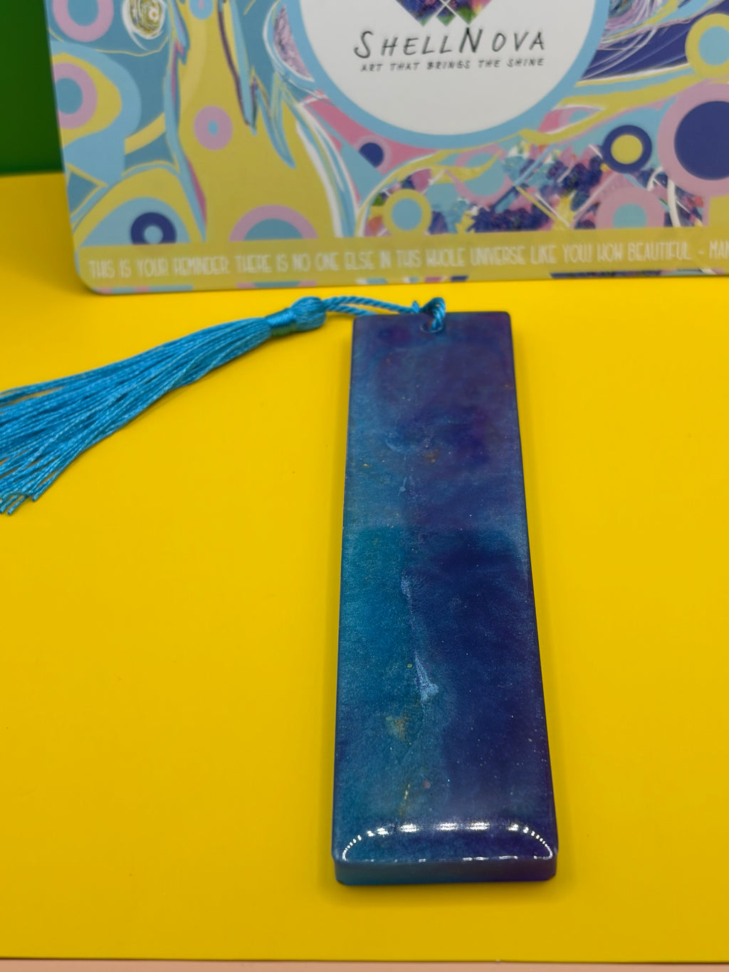 ✨ One-of-a-Kind Handmade Resin Bookmark ✨