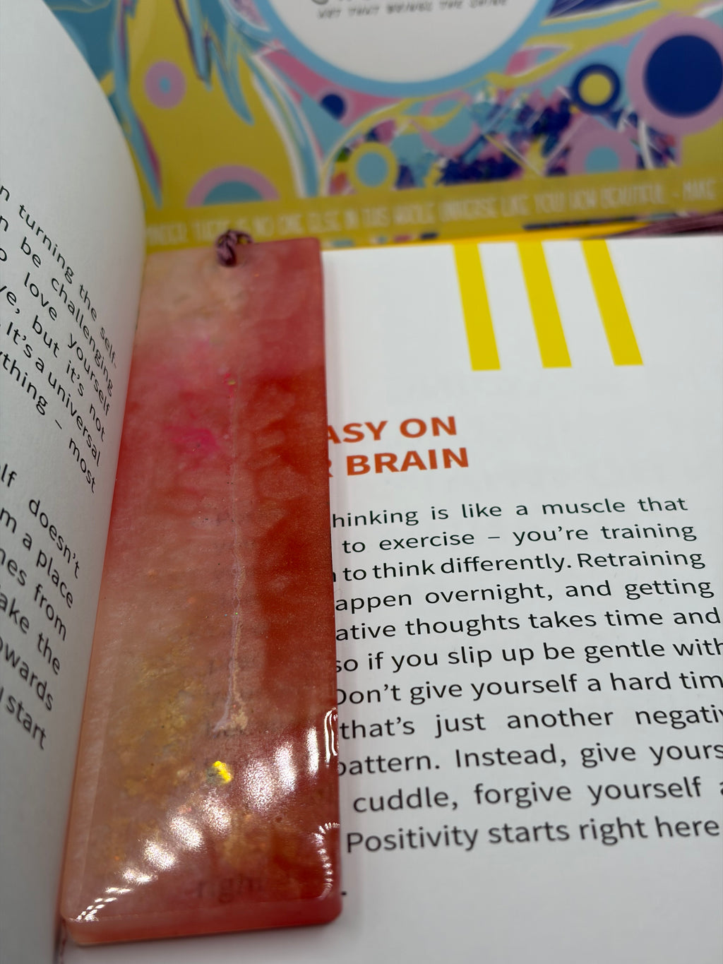 ✨ One-of-a-Kind Handmade Resin Bookmark ✨