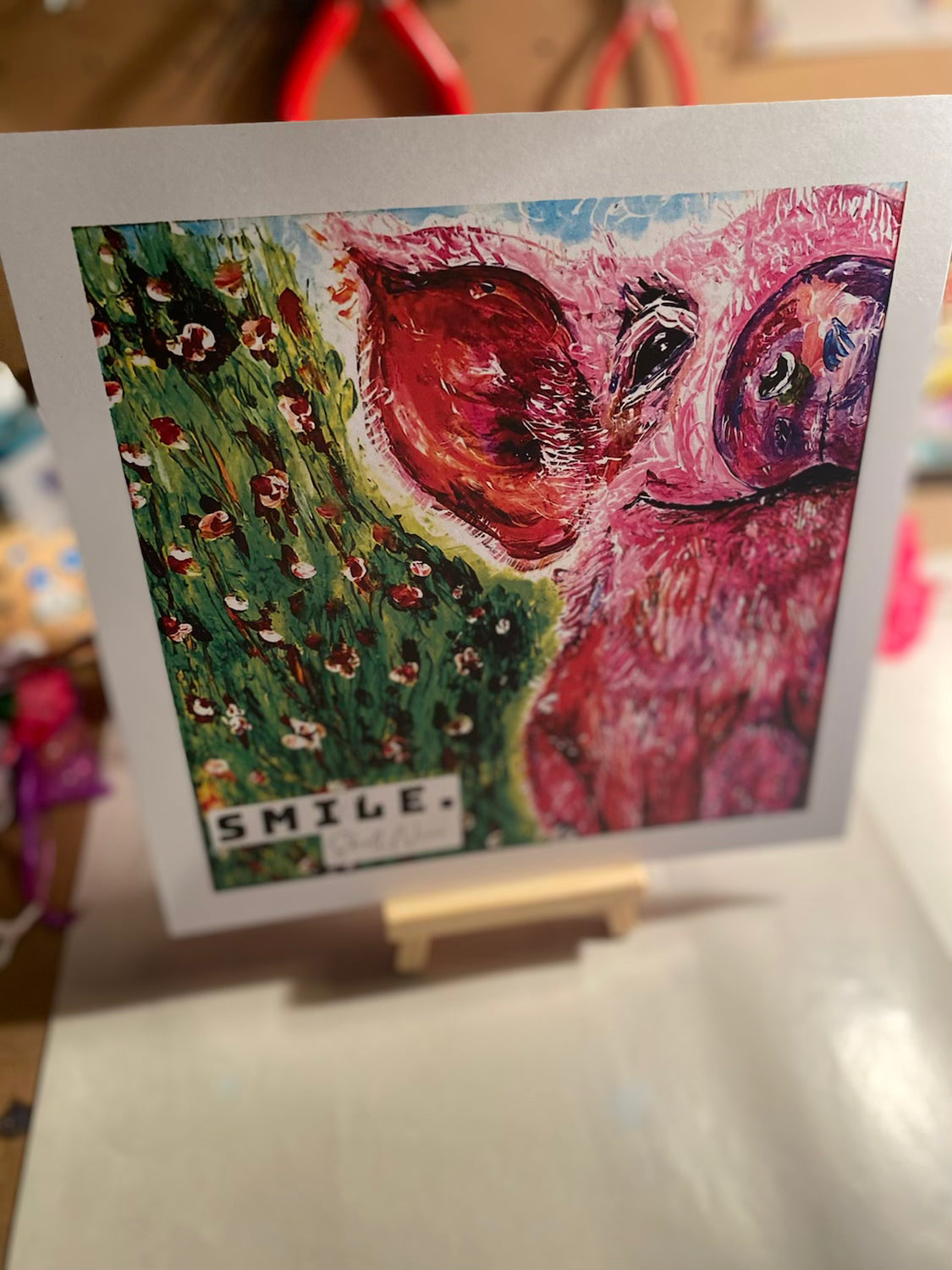 Smile - Medium Square Print - Limited Edition!