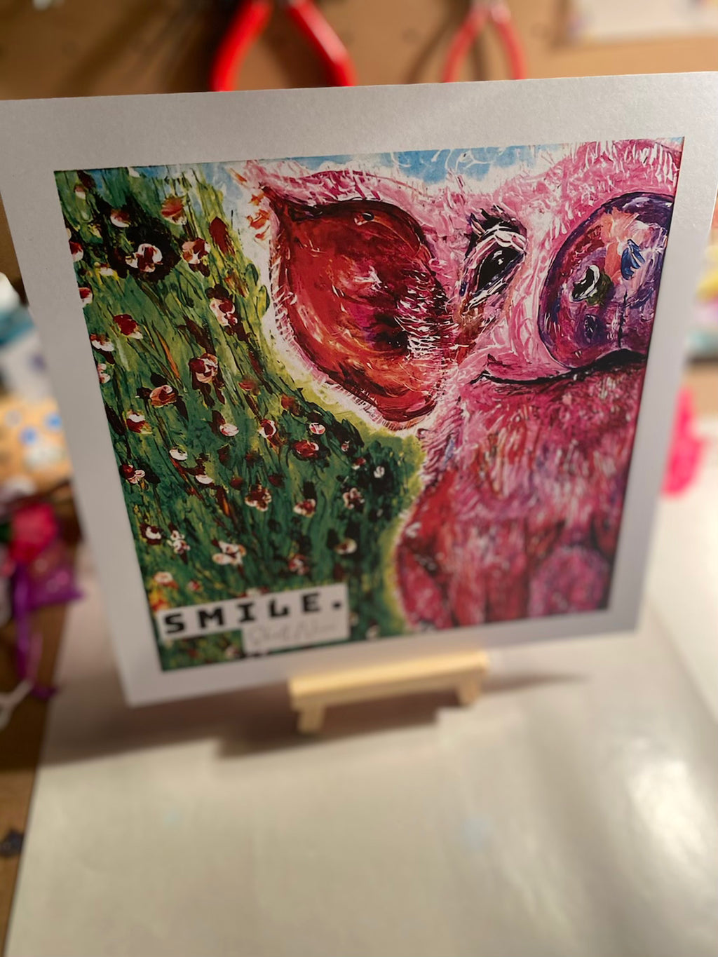 Smile - Medium Square Print - Limited Edition!