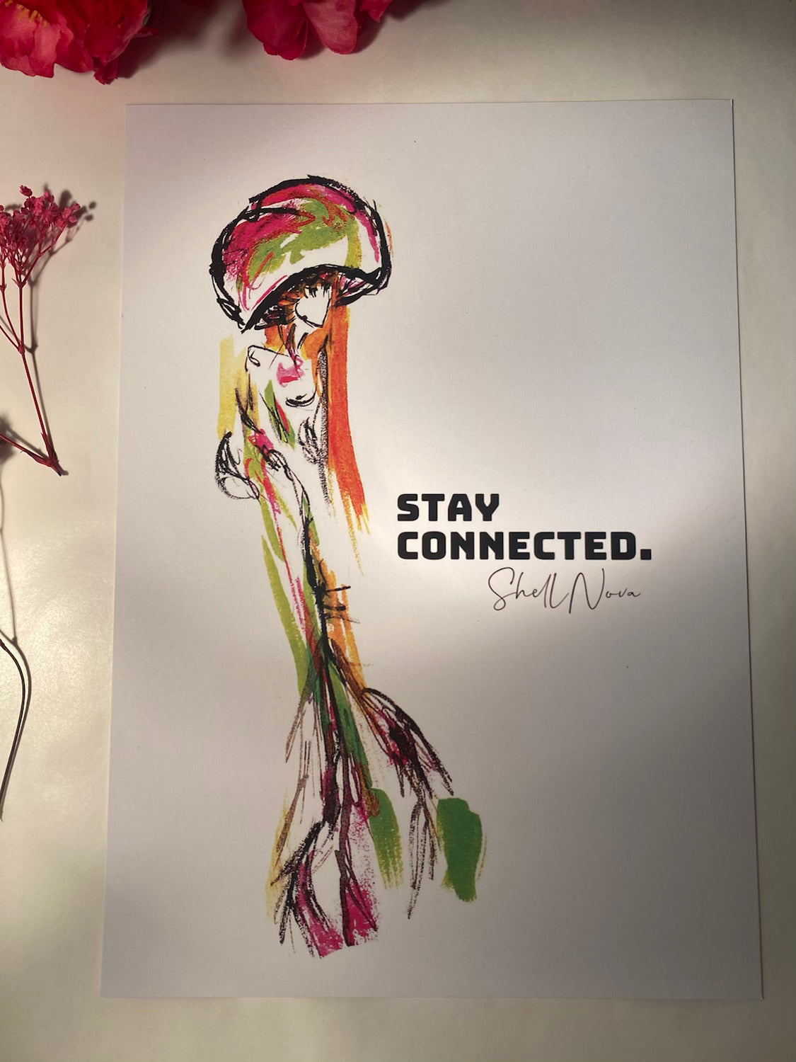 Stay Connected - A4 Print - Limited Edition