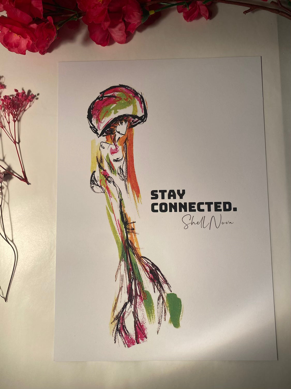 Stay Connected - A4 Print - Limited Edition