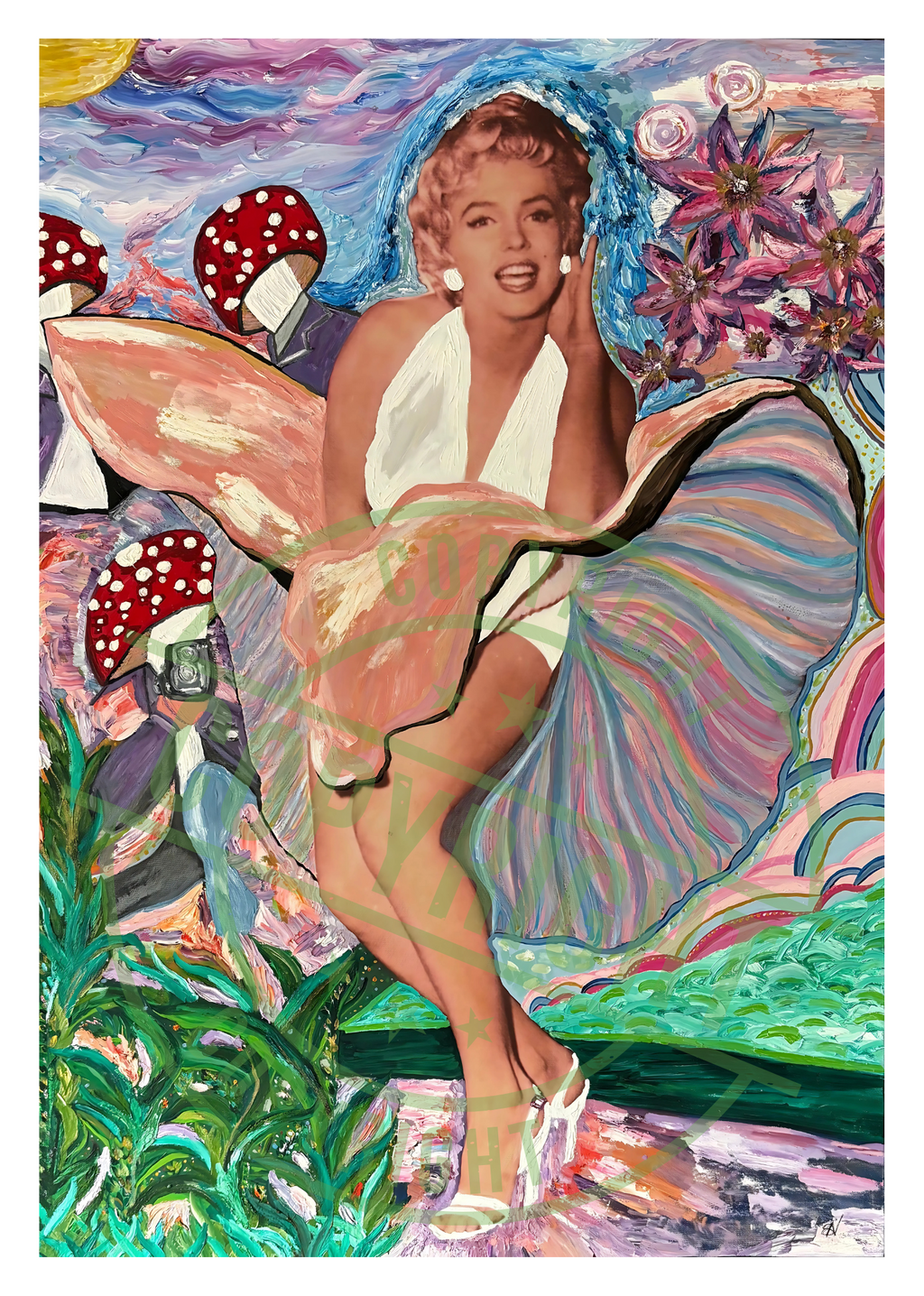 🍄 Mushroom for Marilyn - Magic Reimagined - A4 Print