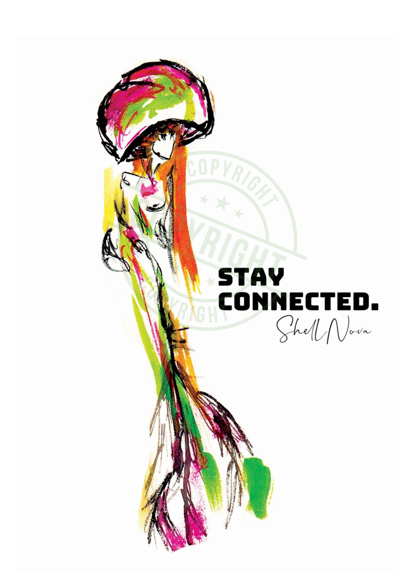 Stay Connected - A4 Print - Limited Edition